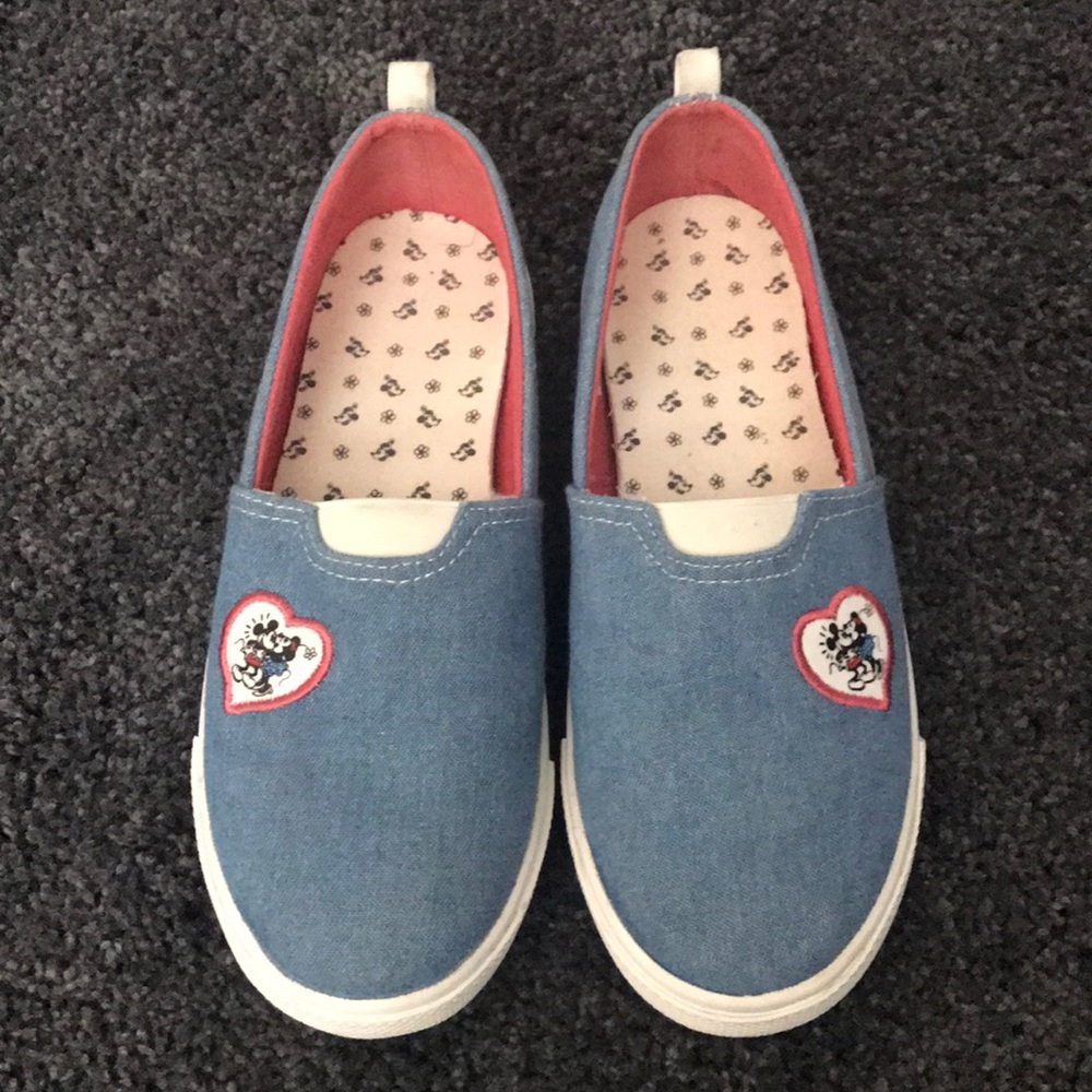Disney x Junk Food Chambray Slip-On Shoes